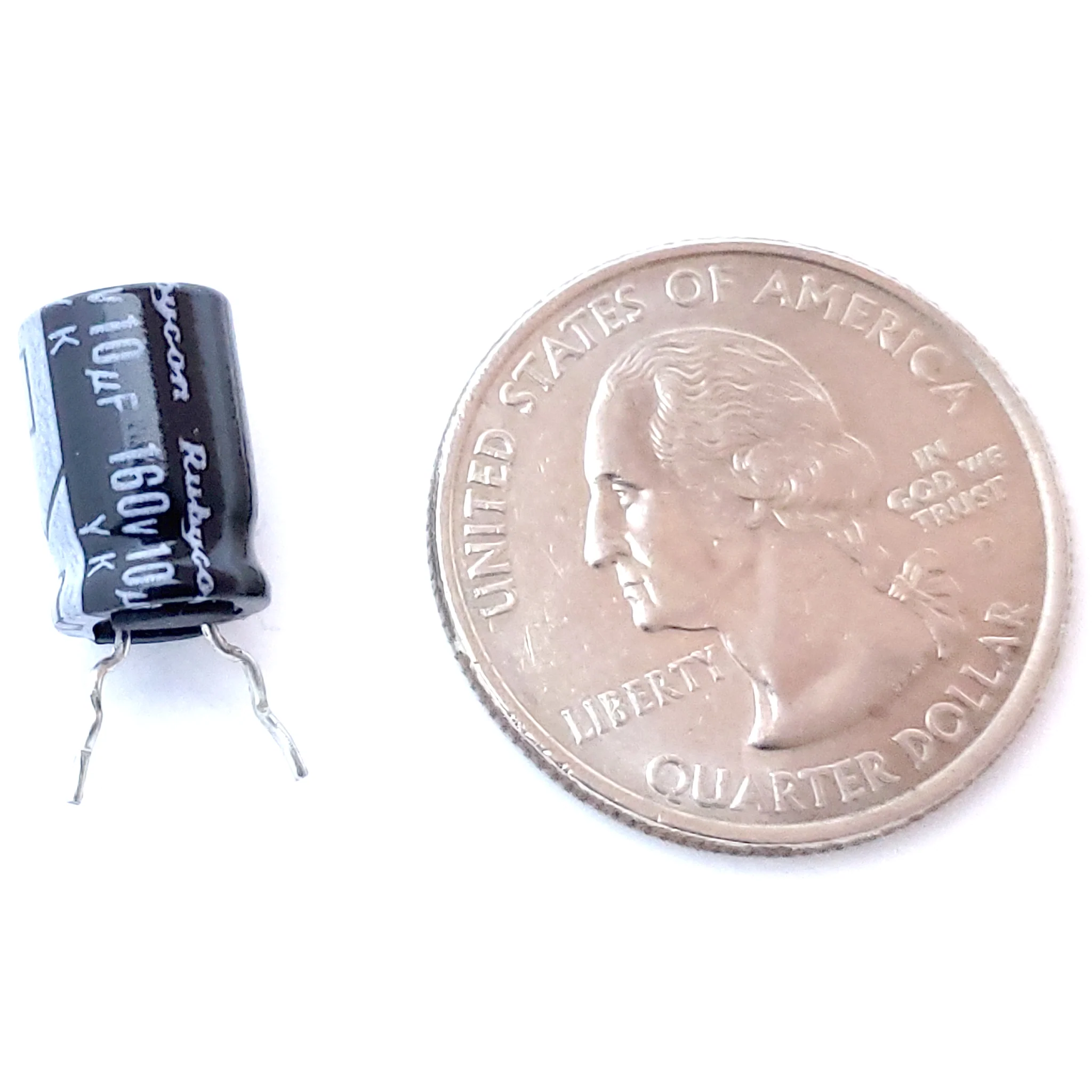 10uF 160 Volt Electrolytic Capacitor - Image 2