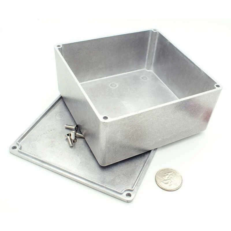 120 x 120 x 56MM Aluminum Die-Cast Box - Image 3