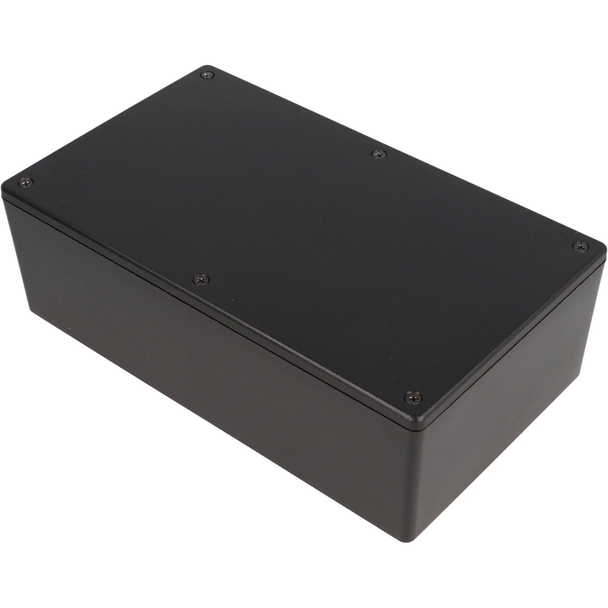 Plastic Enclosure, Black 7.6 in x 4.4 in x 2.2 in