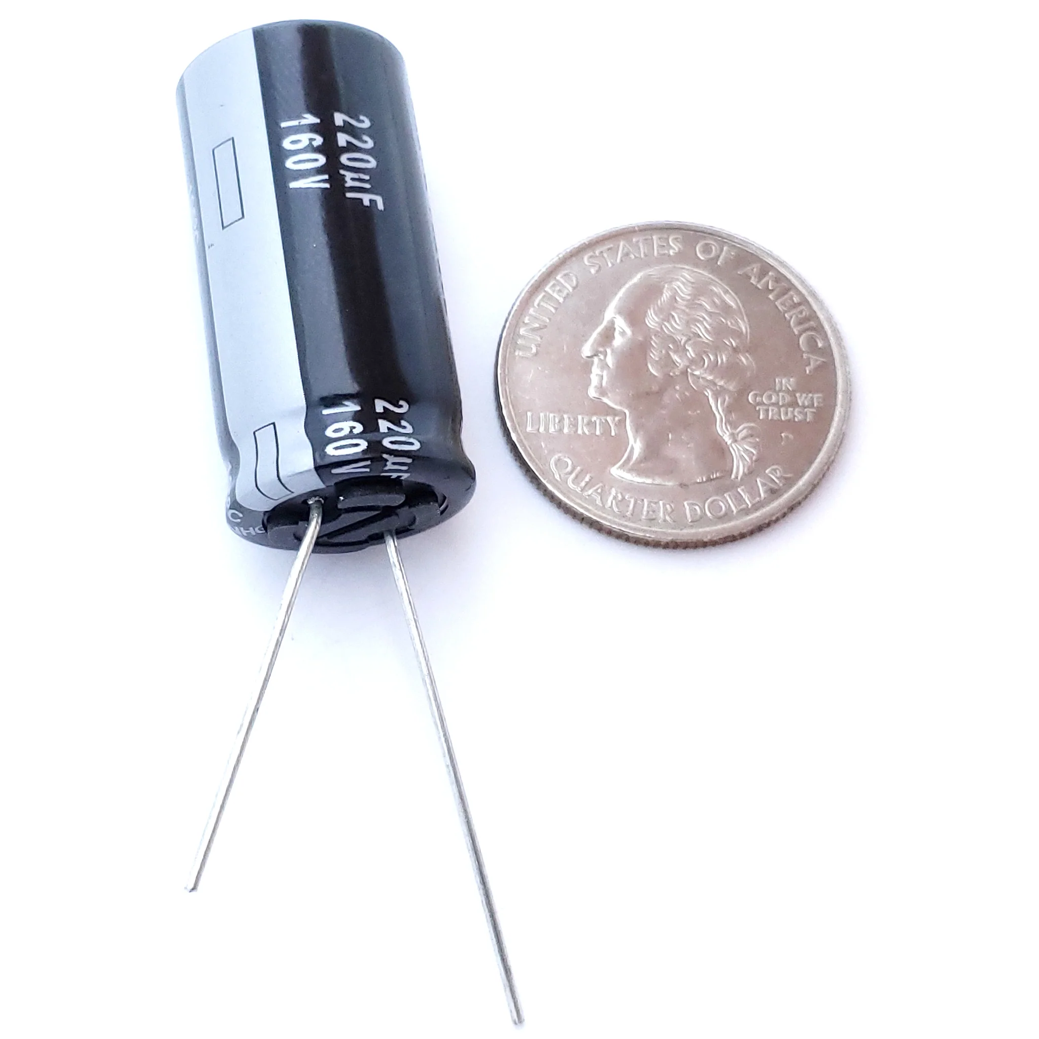 220uF 160 Volt Electrolytic Capacitor - Image 2