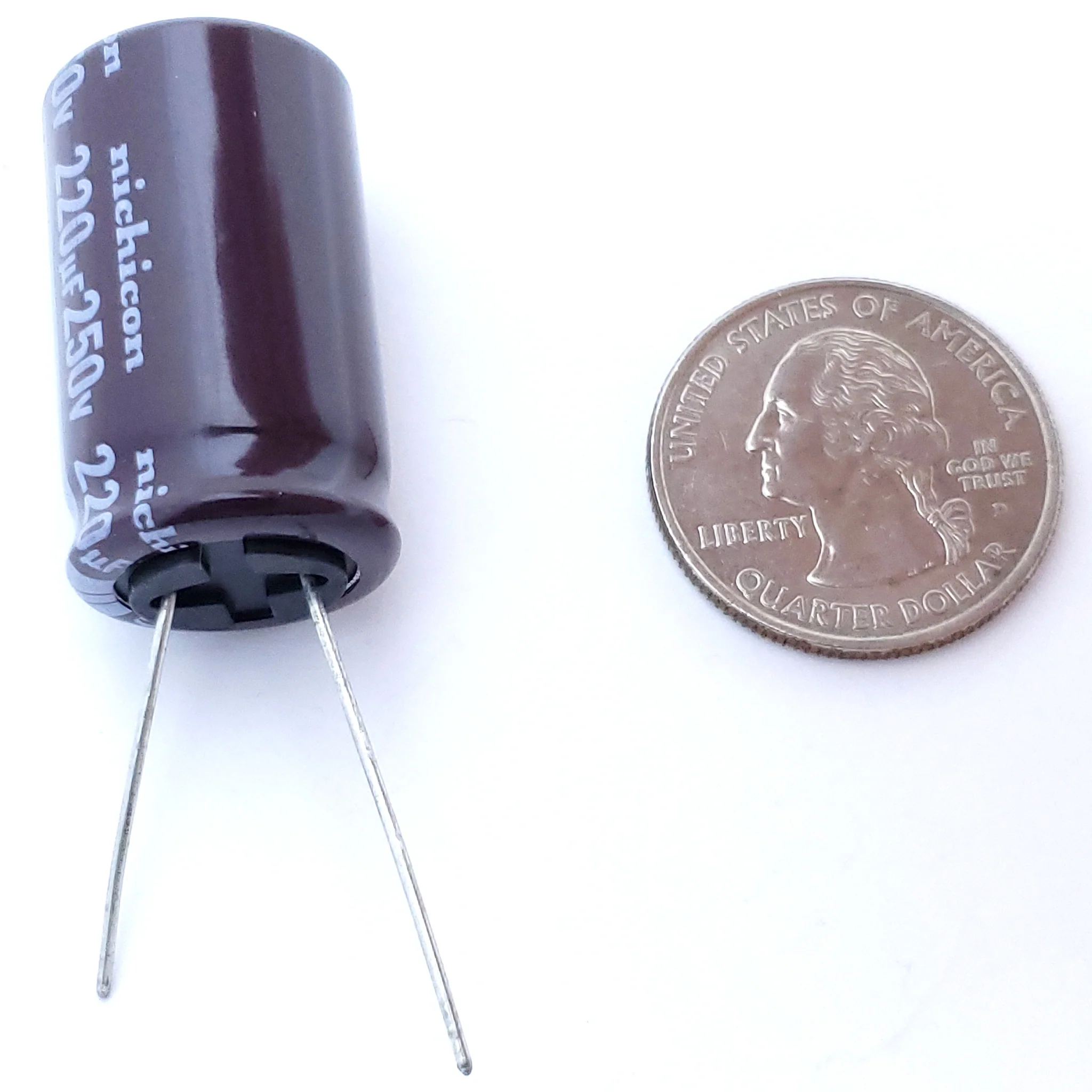 220uF 250 Volt Electrolytic Capacitor - Image 2