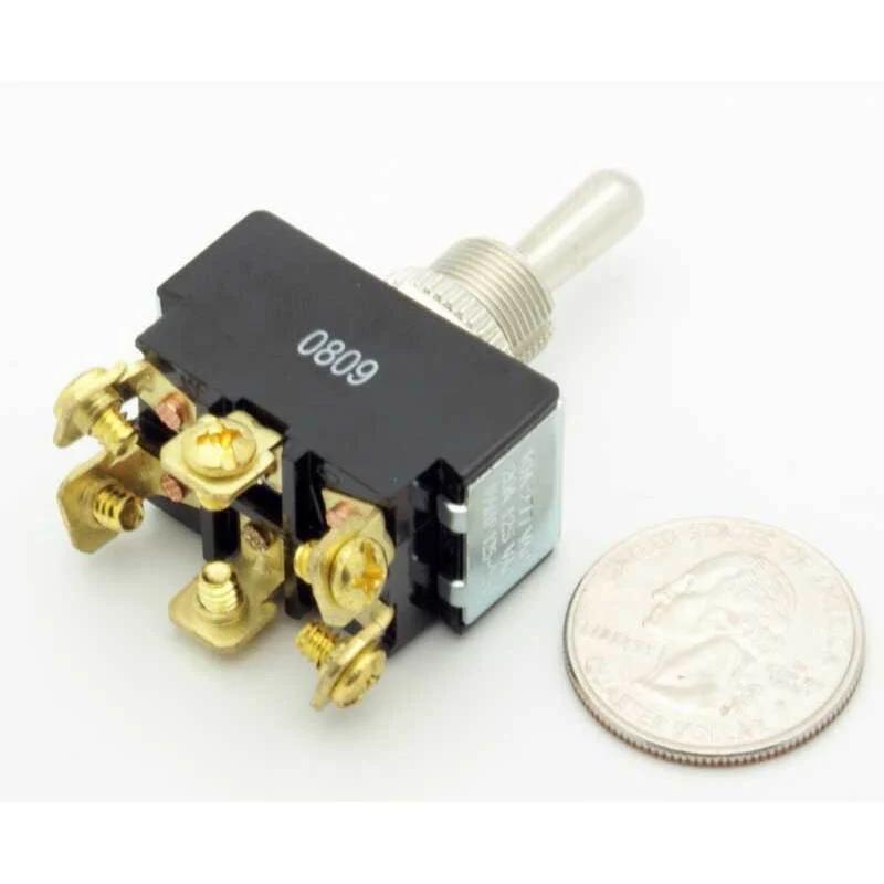 DPDT Toggle Switch (On)-Off-On 20A - Image 2