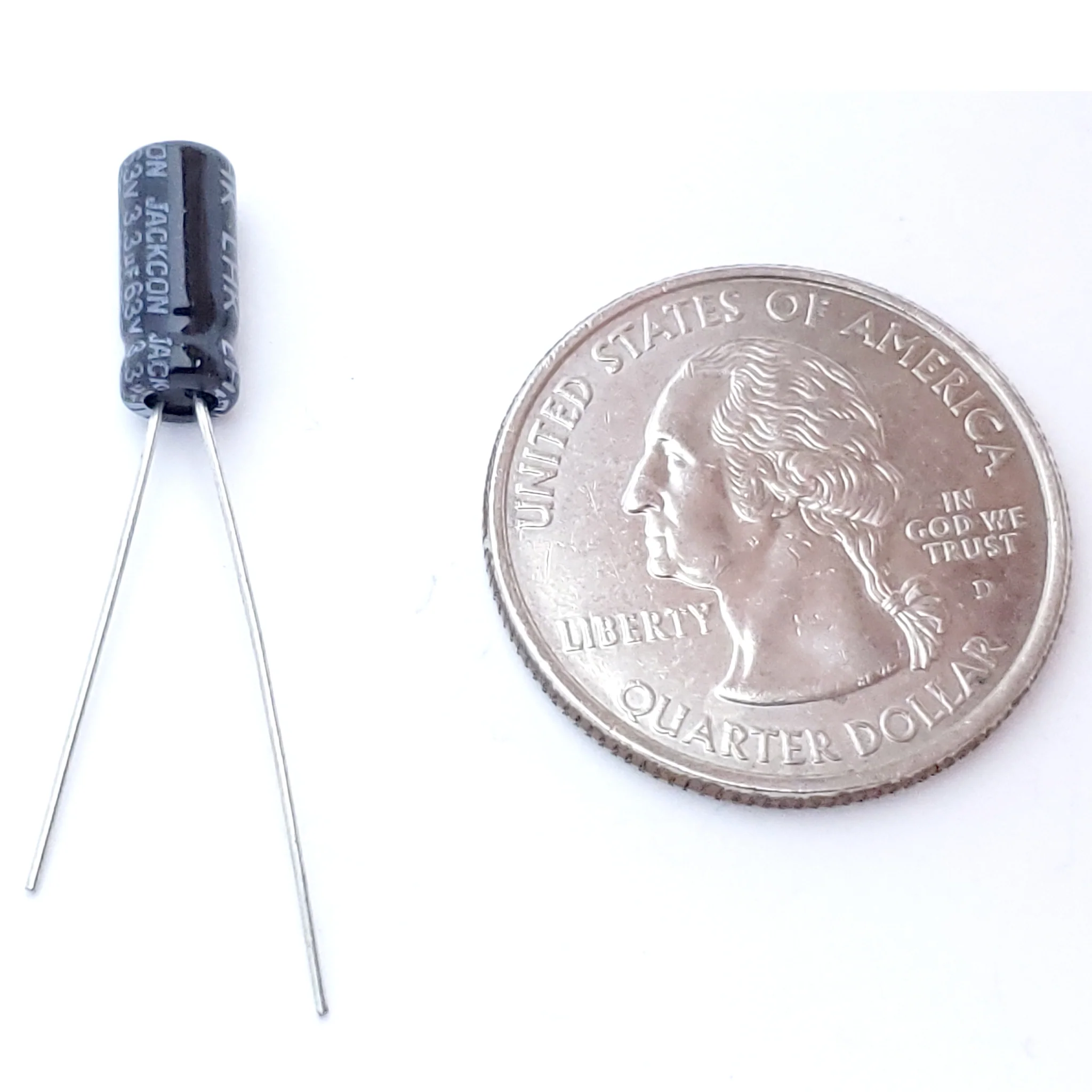 3.3uF 63 Volt Electrolytic Capacitor - Image 2