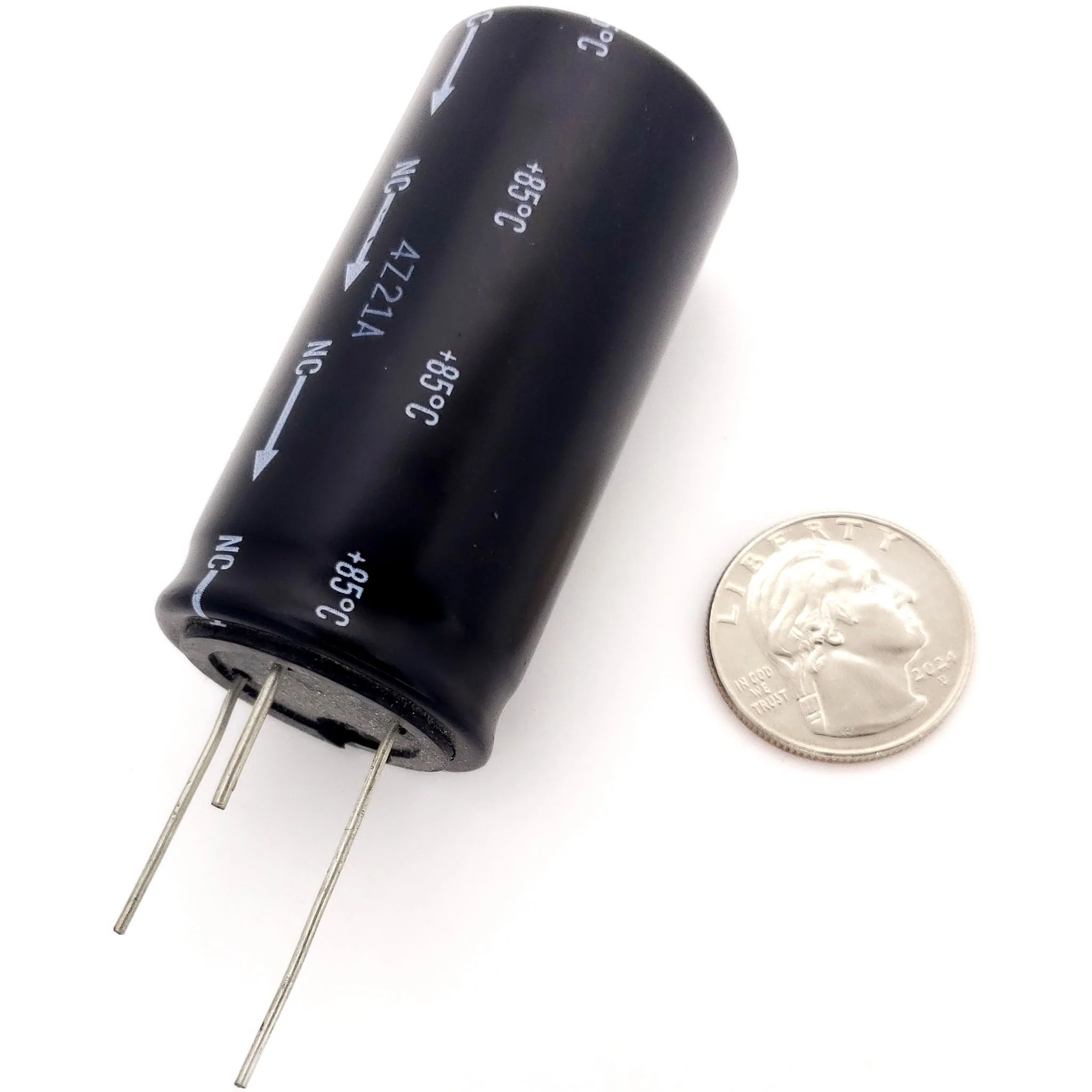 3300uF 100 Volt Electrolytic Capacitor - Image 2