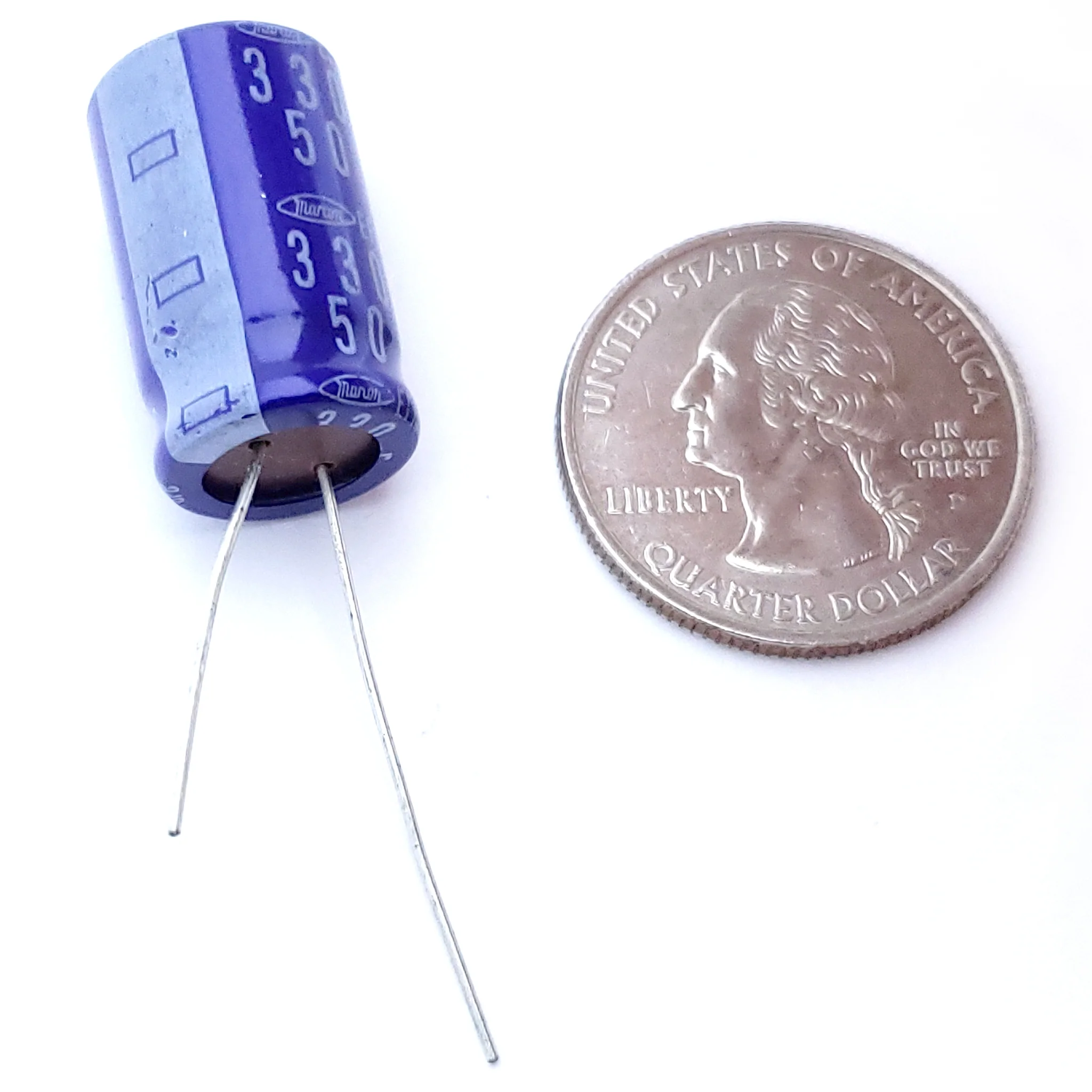 330uF 50 Volt Electrolytic Capacitor - Image 2