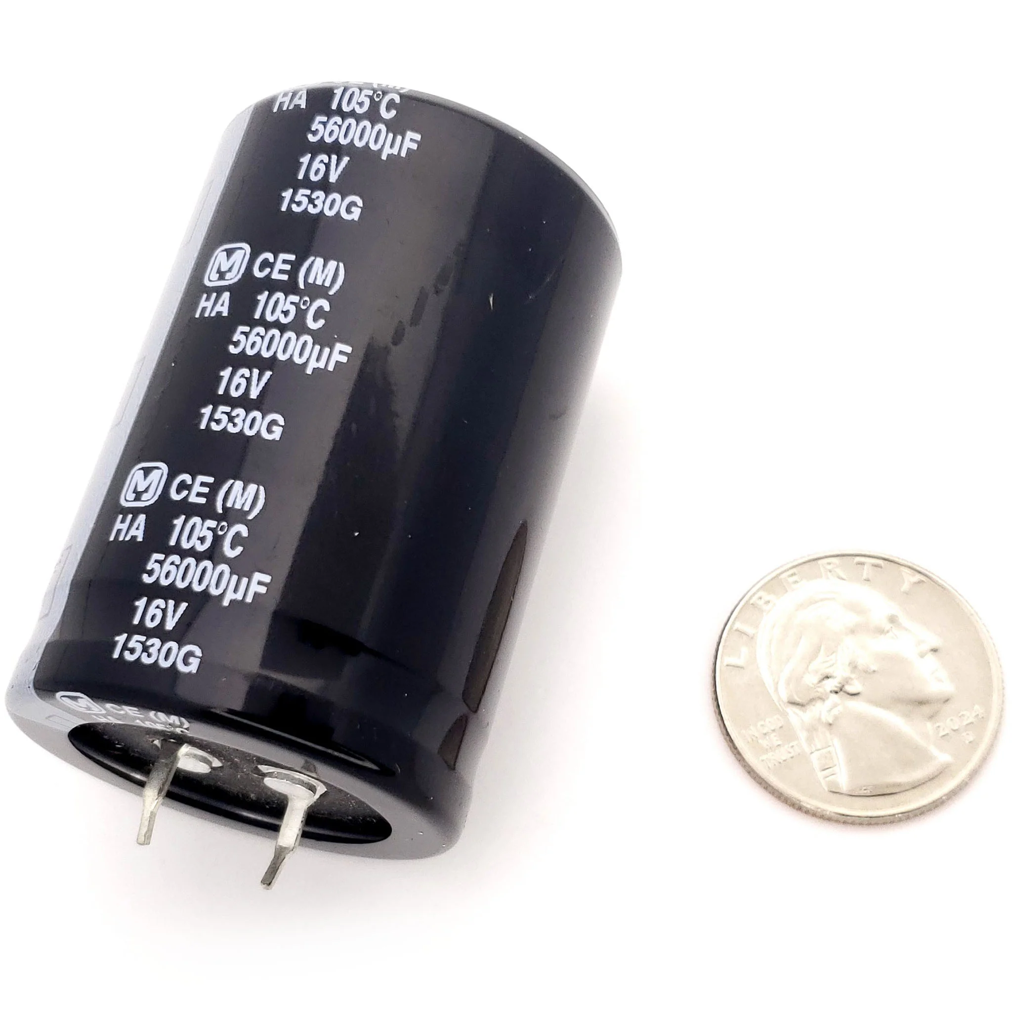 56000uF 16 Volt Electrolytic Capacitor - Image 2