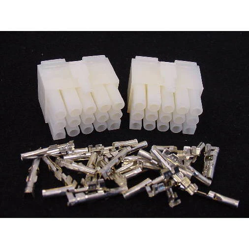 15 Pin Molex Female .093 Pins 12A QTY: 2