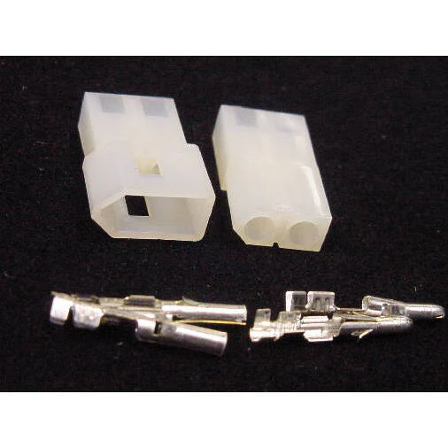 2 Pin Molex Male/Female Pair .093 Pins 12A
