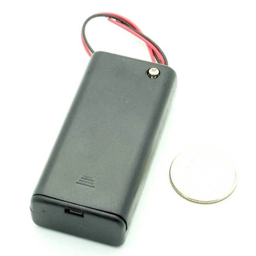 2 AA Enclosed Battery Holder W/Switch - Image 3