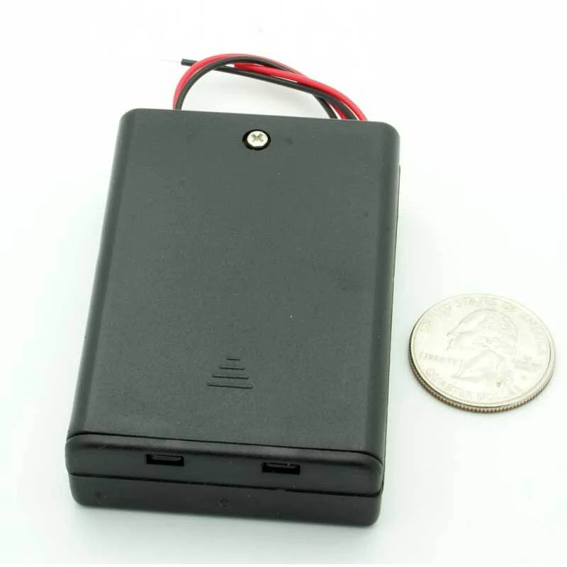 3 AA Enclosed Battery Holder W/Switch - Image 3