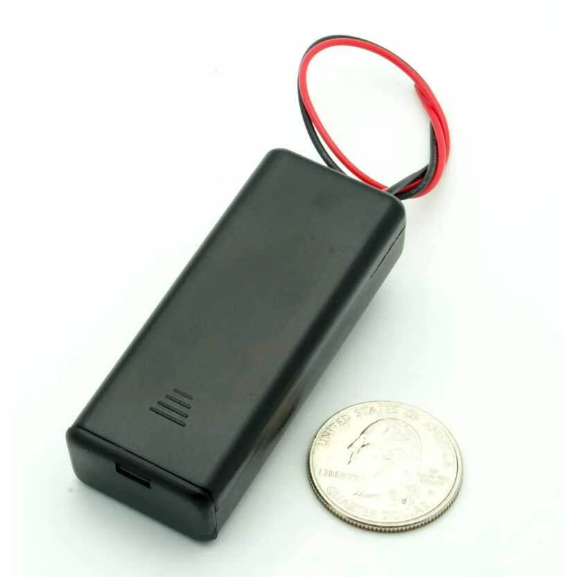 4 AAA Enclosed Battery Holder W/Switch - Image 3