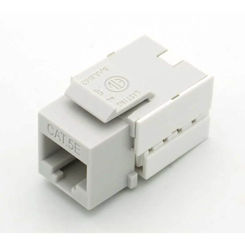 CAT-5 RJ-45 Keystone Jack - Grey - Image 3
