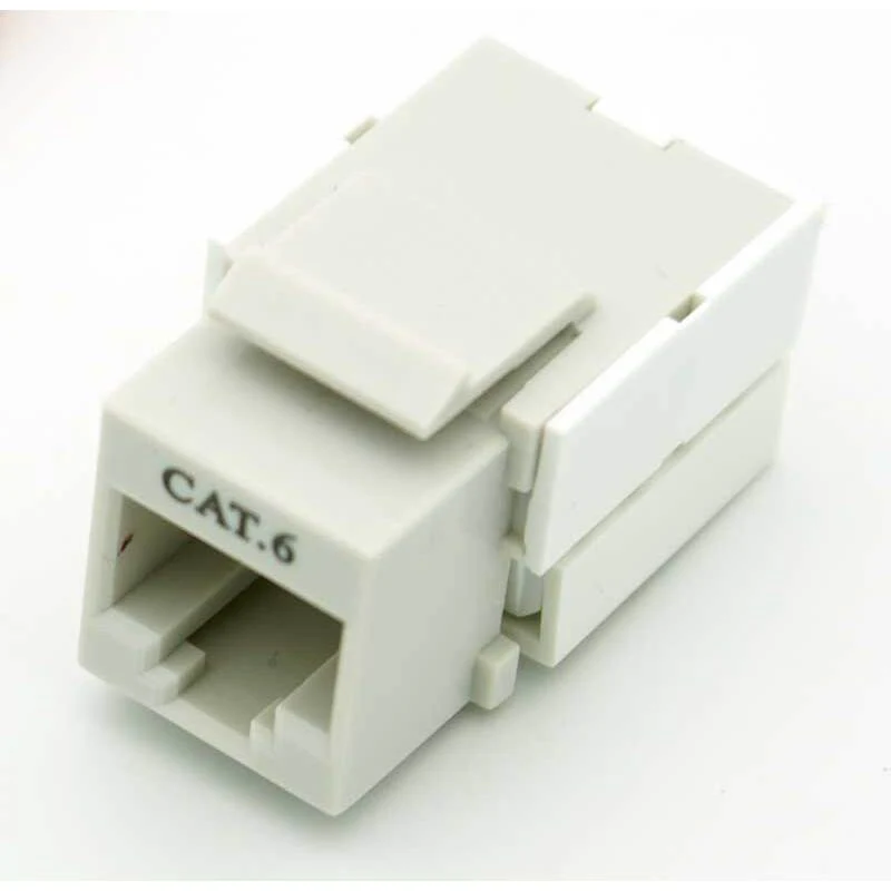 CAT-6 RJ-45 Keystone Jack - Gray - Image 3