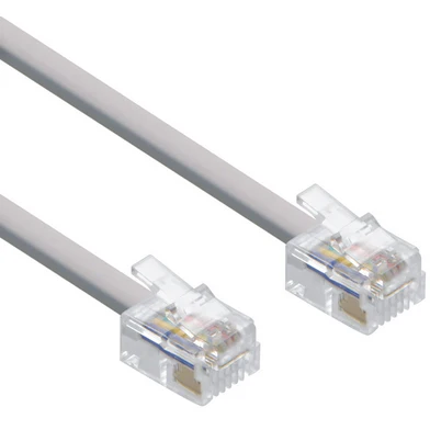 7Ft RJ12 Modular Cable Reverse Telephone - Image 3