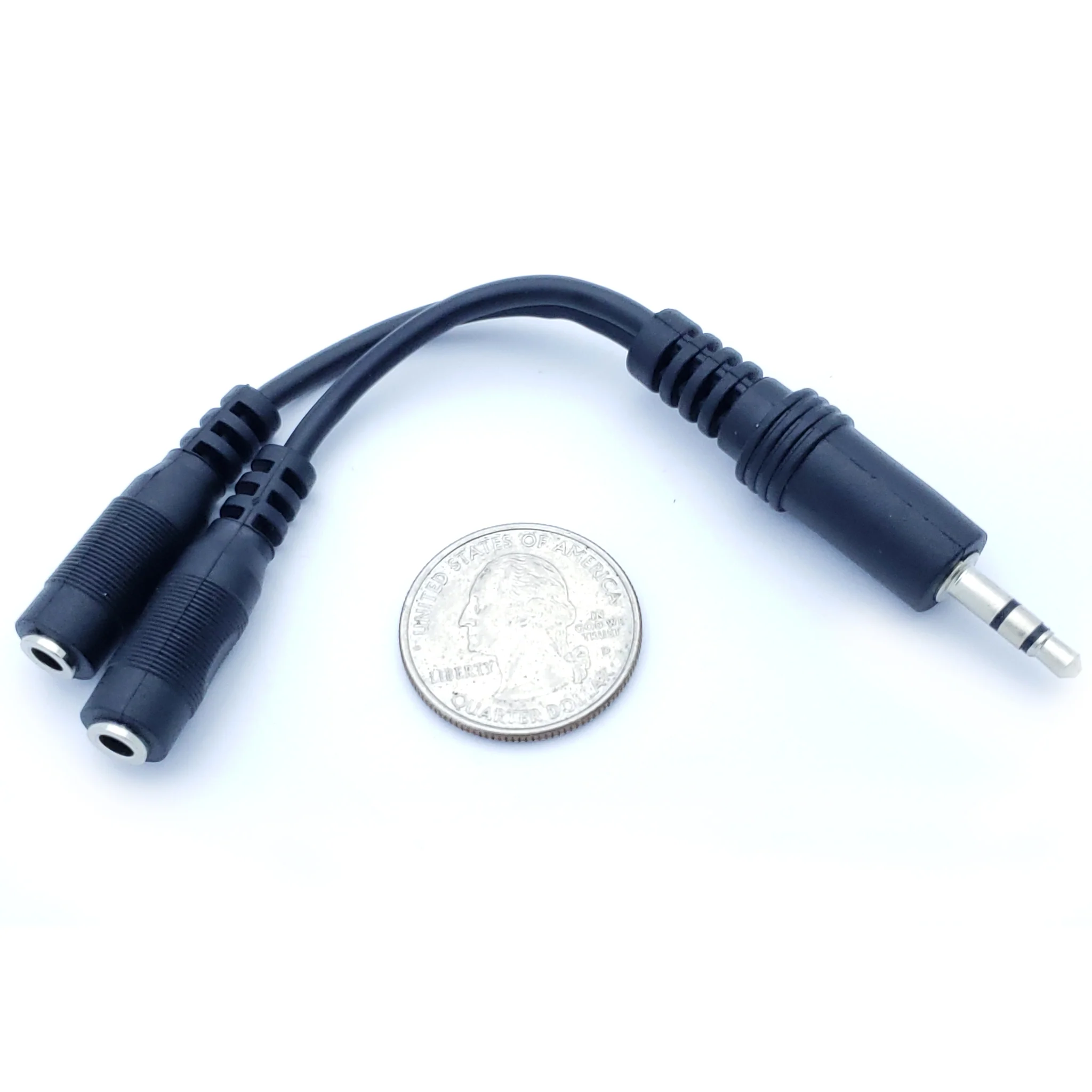 3.5MM Stereo Male to 2 3.5MM Stereo Female Splitter Cable - Image 2