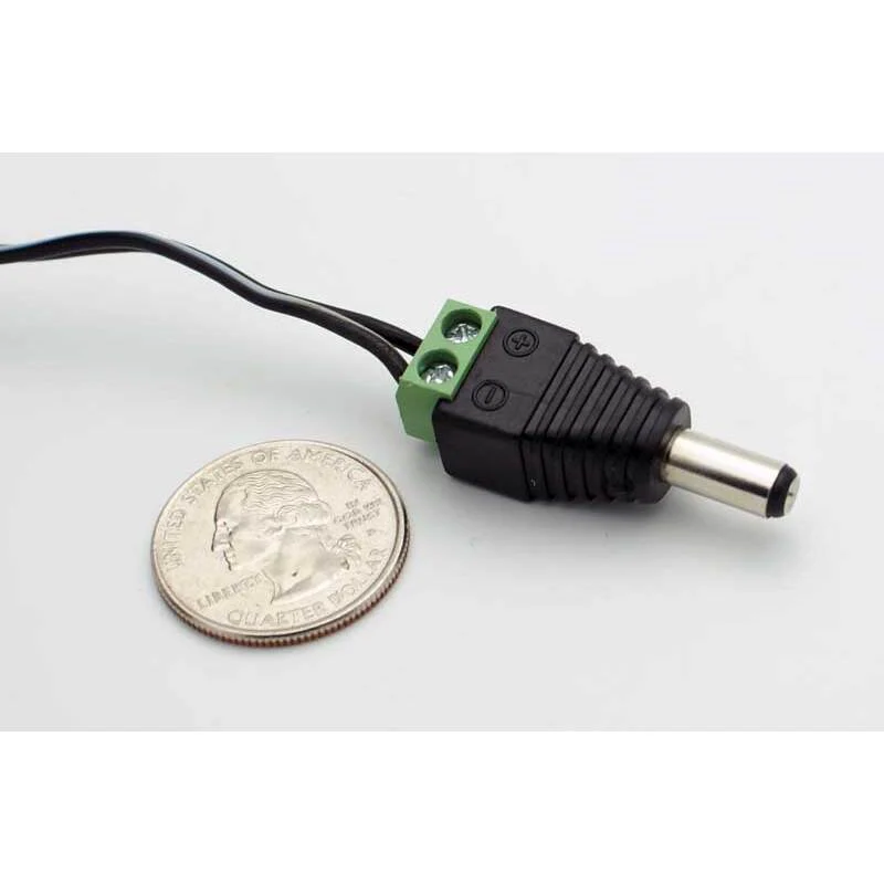2.1mm DC Power Inline Plug - Solderless w/Screw Terminals - Image 4