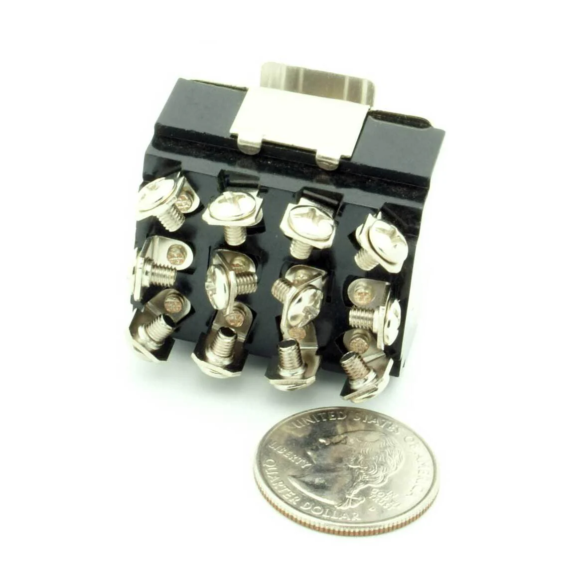 4PDT Bat Handle Toggle Switch On-Off-On 15A - Image 3