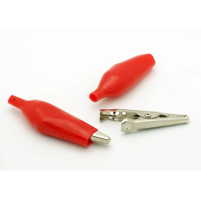 Alligator Clip 1.75" - Red - 10 Pack - Image 2