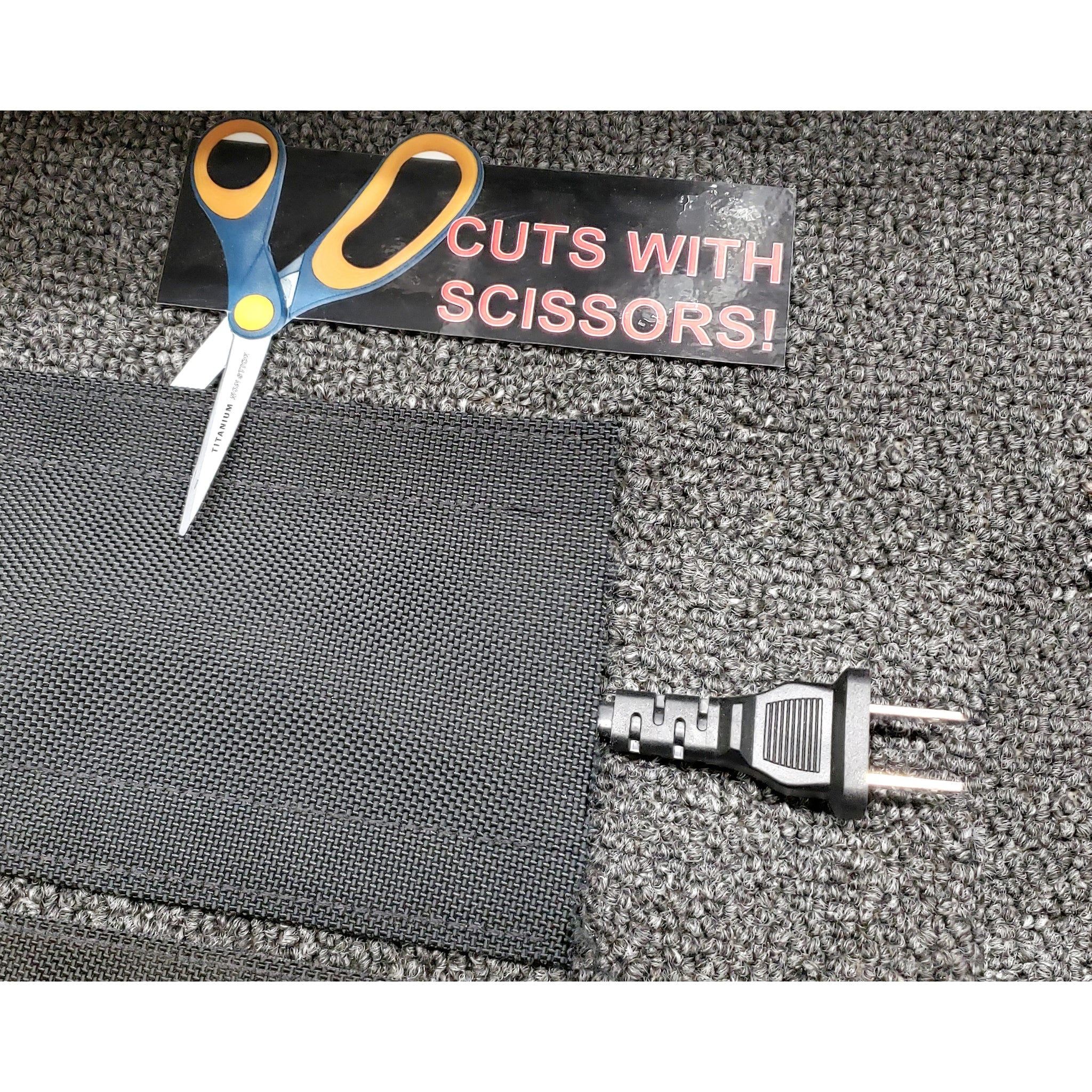 Flat Velcro Cable Cover – Hook & Loop Carpet Cord Protector, Cut-to-Length (By the Foot) - Image 5