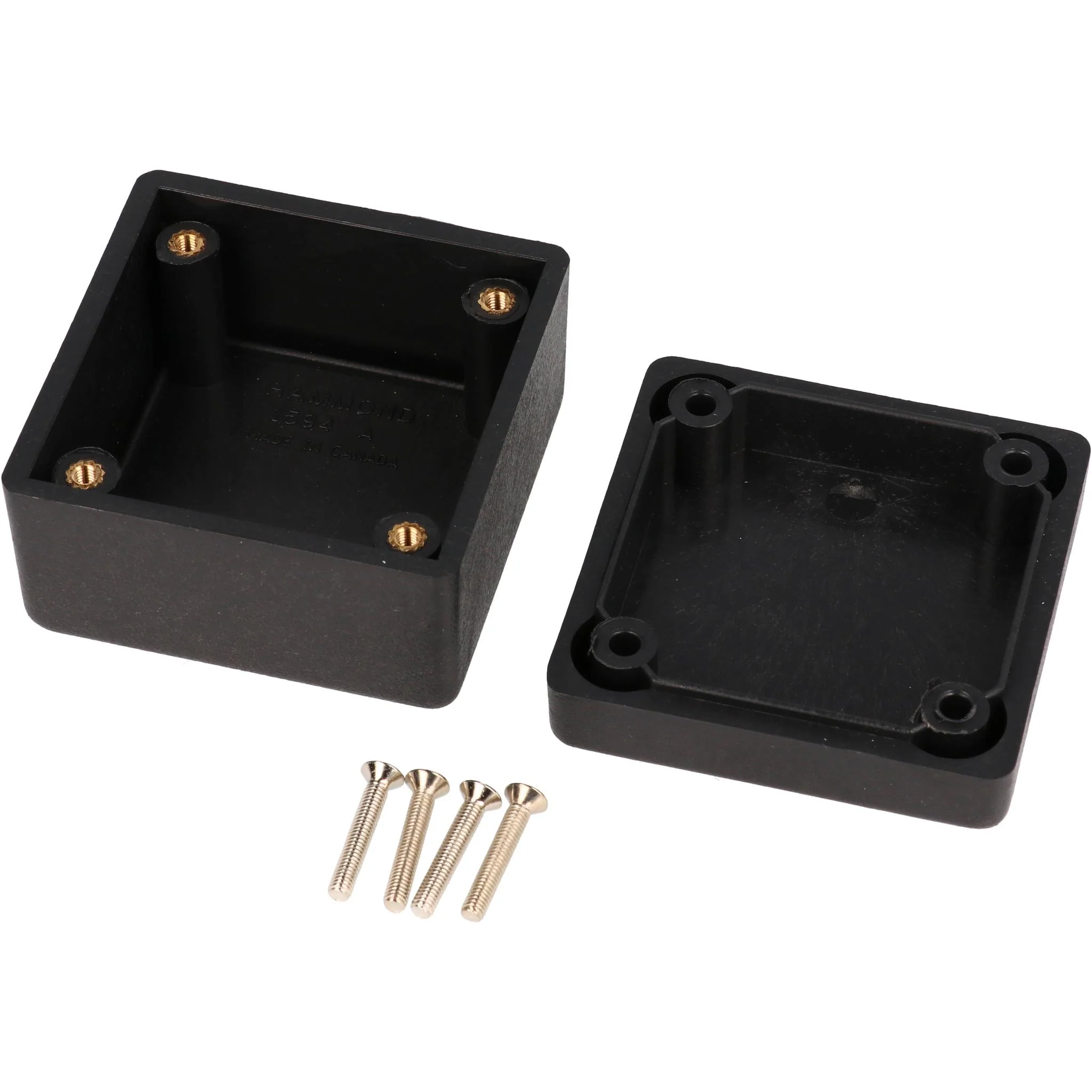 55 x 55 x 28MM ABS Box - RFI - Black - Image 2