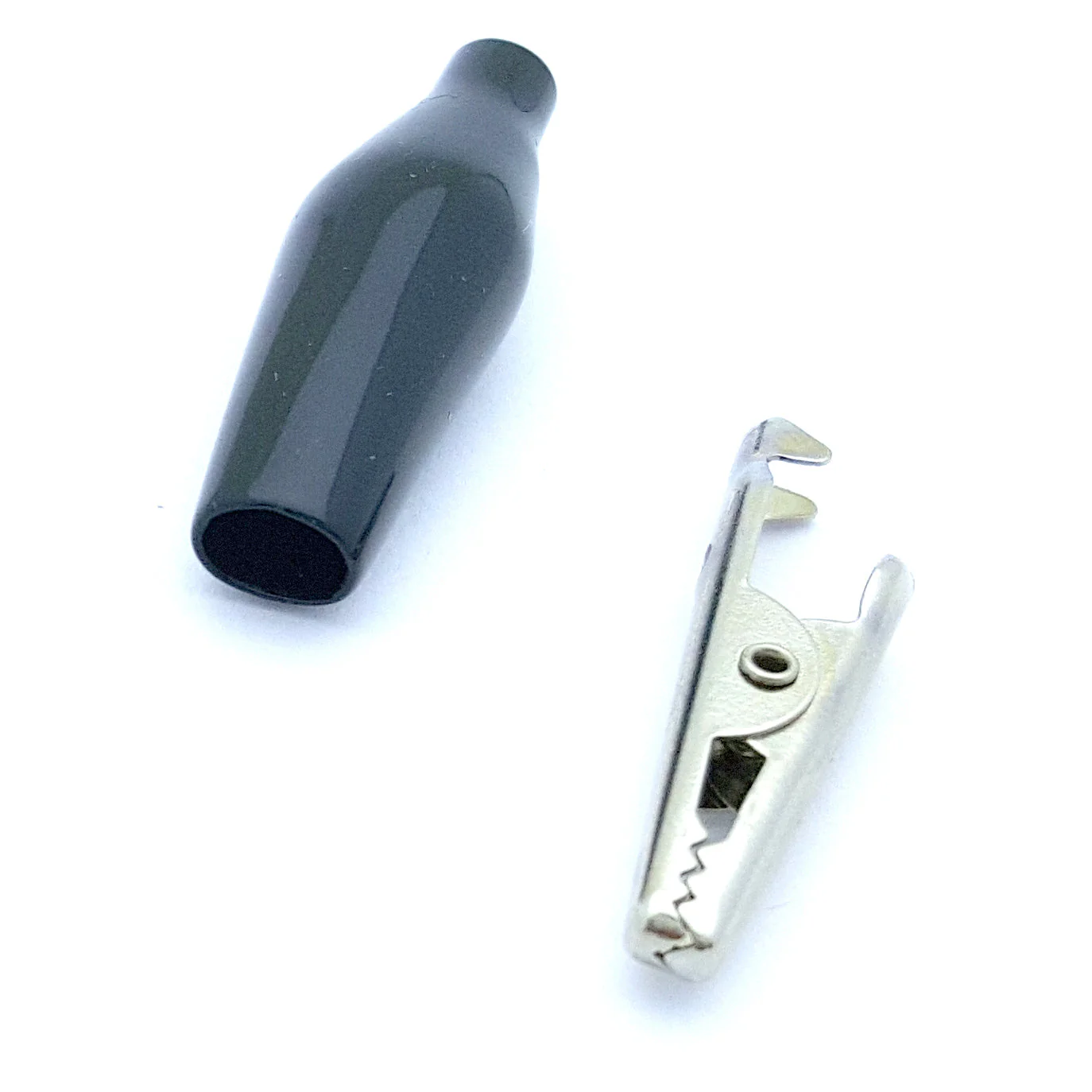 Miniature Steel Alligator Clip, 5 Amp w/ Cover - Image 2