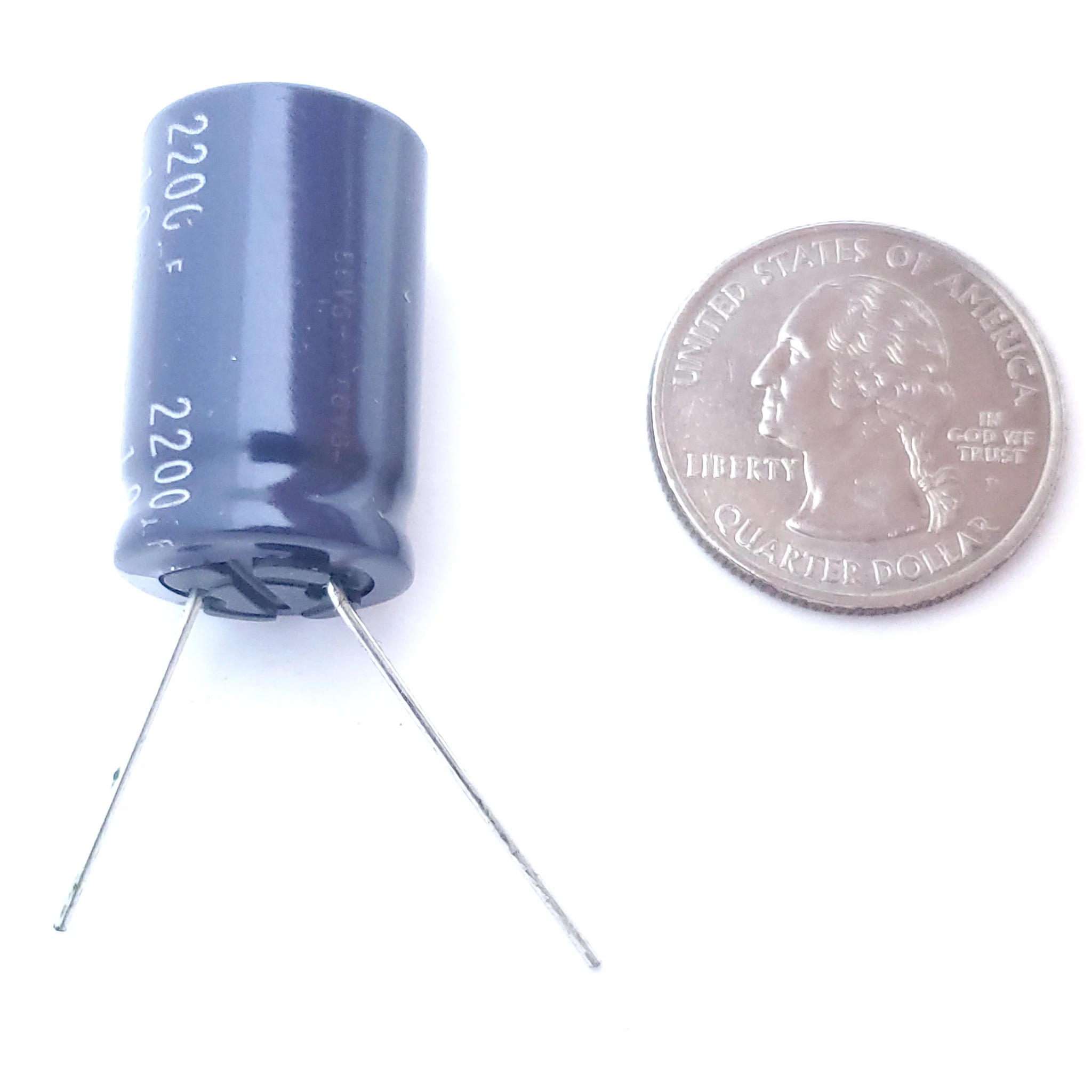 2200uF 10 Volt Electrolytic Capacitor - Image 2
