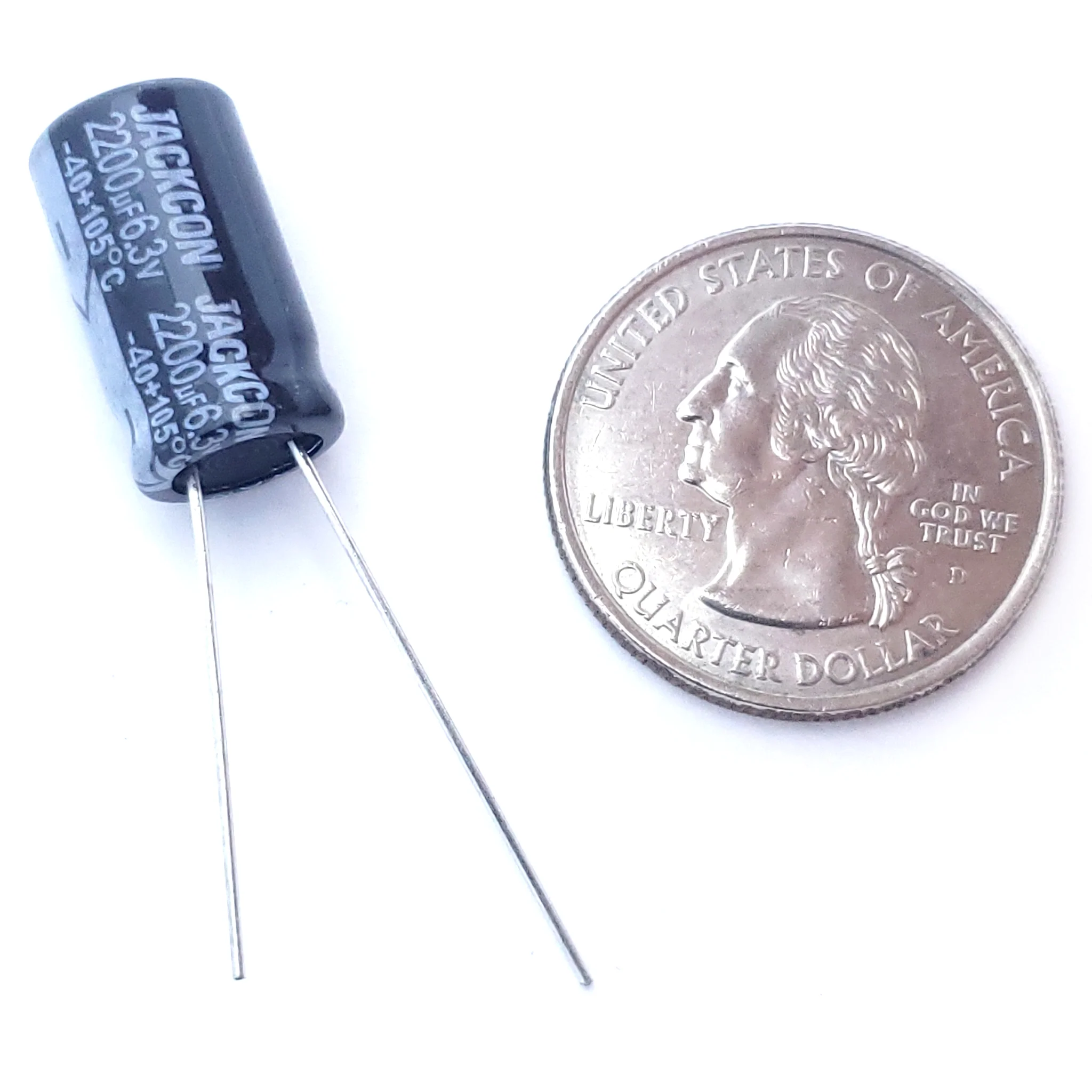 2200uF 6.3 Volt Electrolytic Capacitor - Image 2