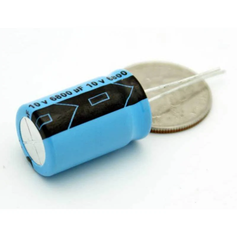 6800uF 10 Volt Electrolytic Capacitor - 105° C