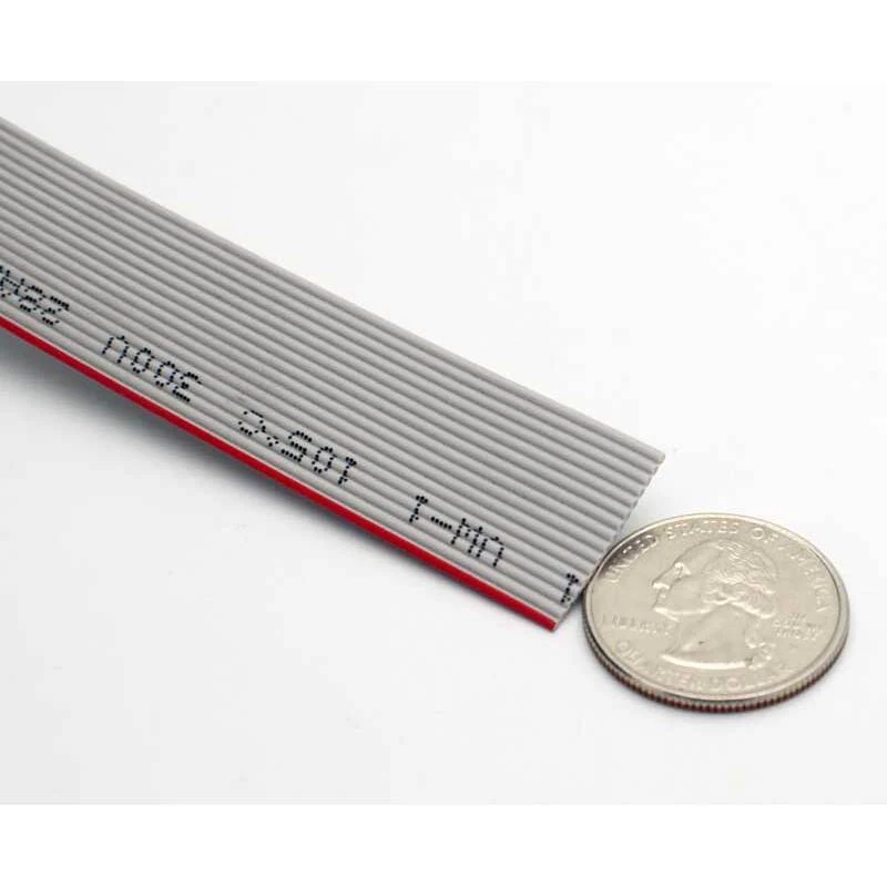 16 Conductor .05" Pitch 28 AWG Ribbon Cable