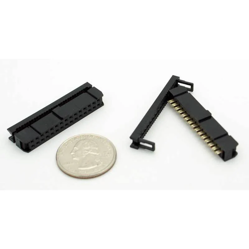 30 Pin IDC Female Socket Connector 0.1" (Keyed) - Image 2