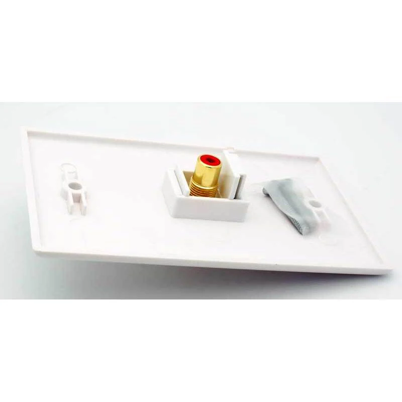 RCA Female Keystone Jack - Red - Image 4