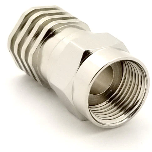 F Crimp Male for RG-6 Quad HEX shaped (RG6)