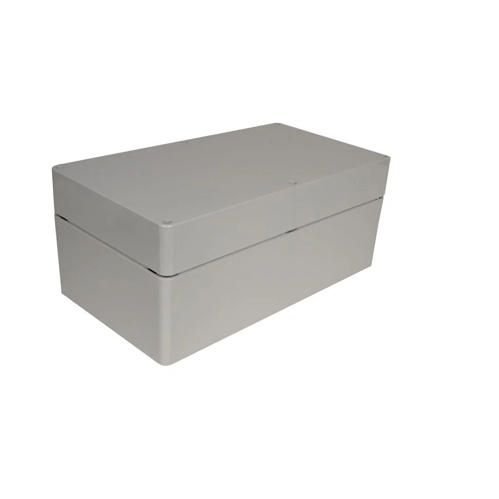 BUD Extra Large Grey Plastic Project Box 14.128" L x 7.845" W X 5.905" H