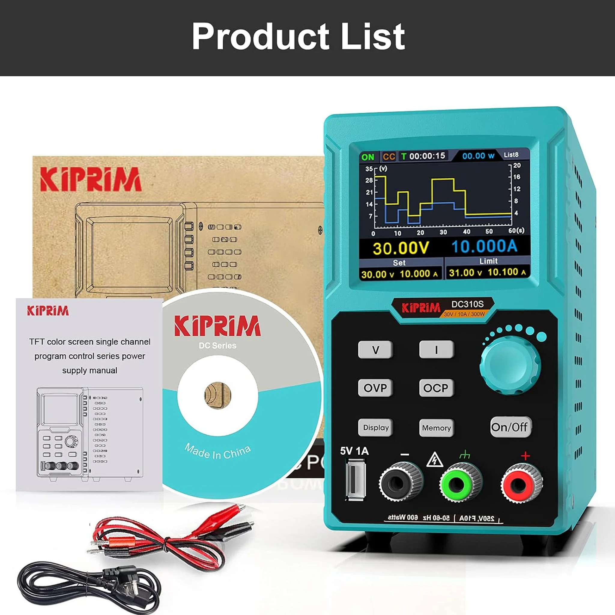 USB Programmable DC Bench Top Power Supply - 0-to-30V DC 10-to-0 AMPs - Image 6