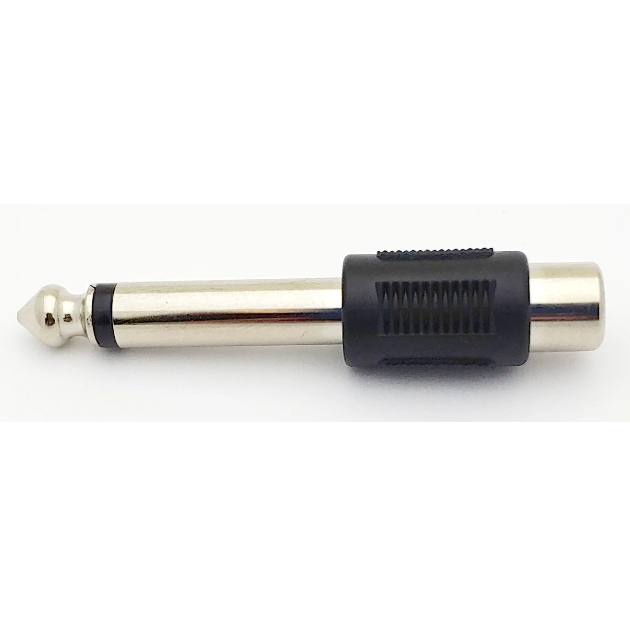 RCA Female - 1/4" Male Adapter- Nickel