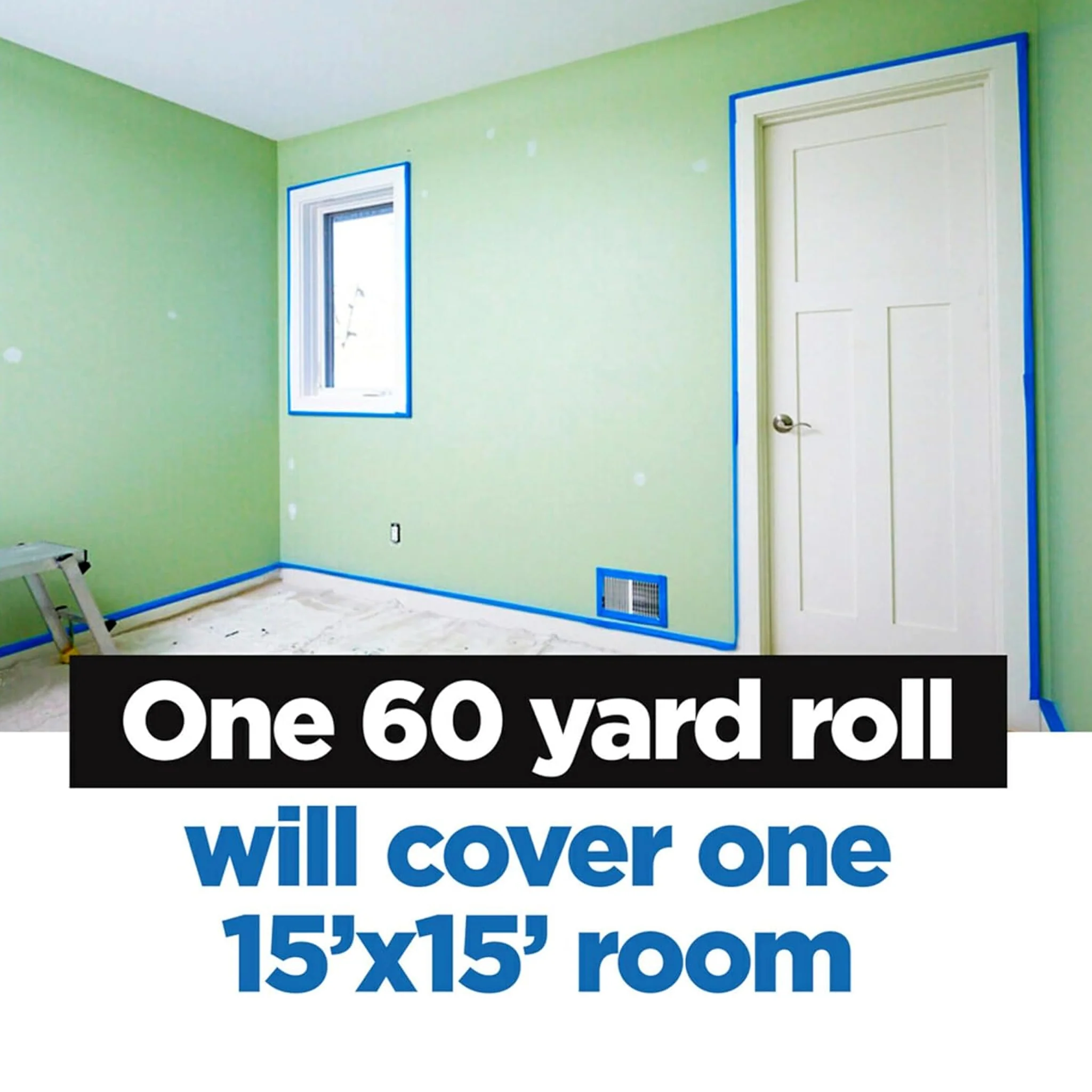Scotch Blue Painters Masking Tape - 0.94 Inches x 60 Yards - Multi-Surface - 1 Roll - Image 4