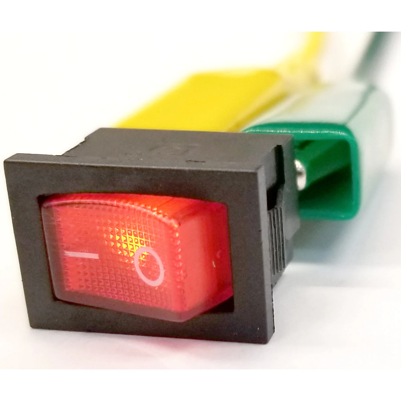 SPST Snap In Illuminated Rocker Switch On-Off 10A 125V AC Neon Switch (Choose your color) - Image 2