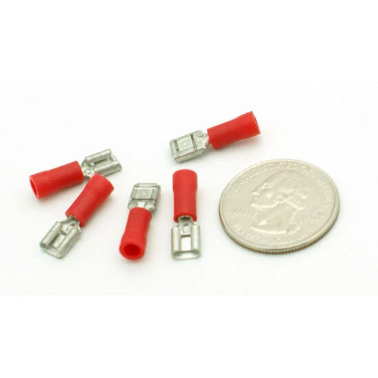 Female Quick Disconnect Terminal - 22-18 AWG - .187" - 100 Pack