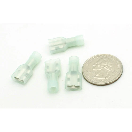 Female Quick Disconnect Terminal - Fully Insulated - 16-14 AWG - .250" - 100 Pack