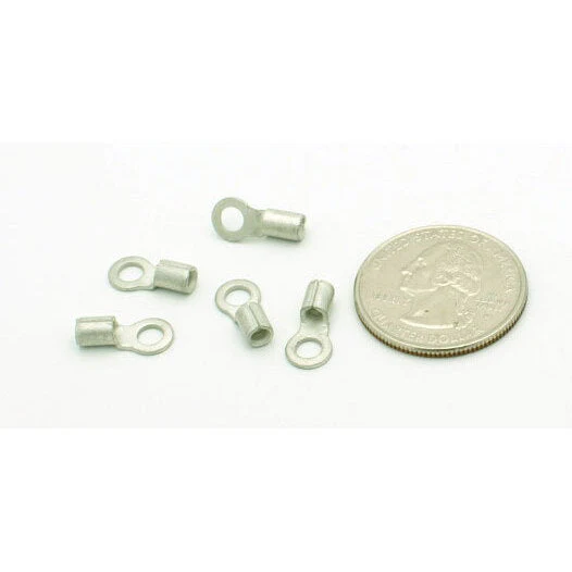Non-Insulated Ring Terminal - 16-14 AWG - #6 Stud - 100 Pack
