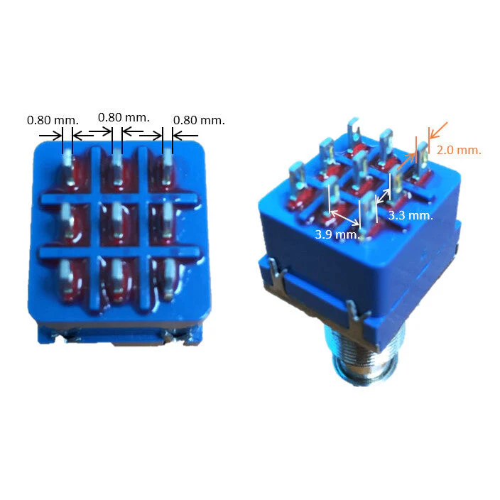 3PDT Latching Stomp Foot / Pedal Switch 4A @125VAC - Image 2
