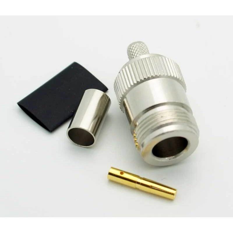 N Female 3 Piece Crimp Connector for LMR-240