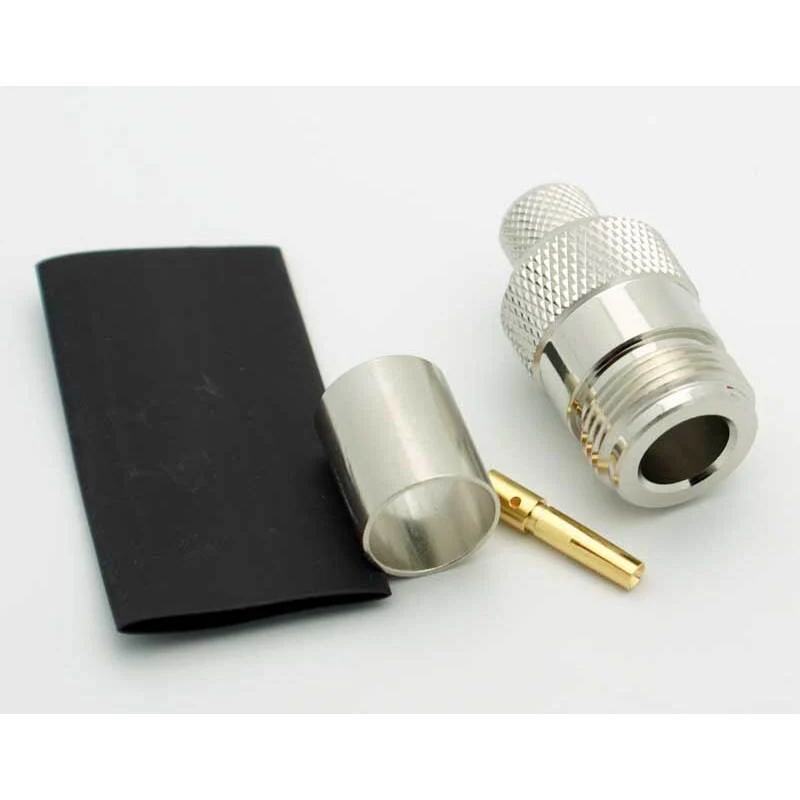 N Female 3 Piece Crimp Connector for LMR-400