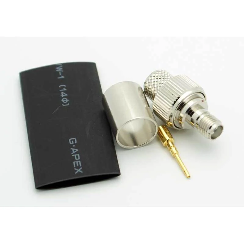 SMA Female 3 Piece Crimp Connector for LMR-400