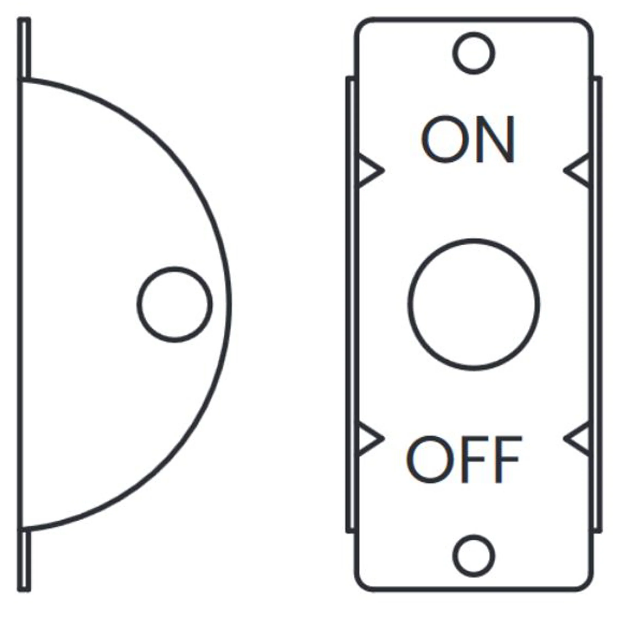 Toggle Switch Guard Plate - Multi Position - With Safety Lockout Holes - Image 3