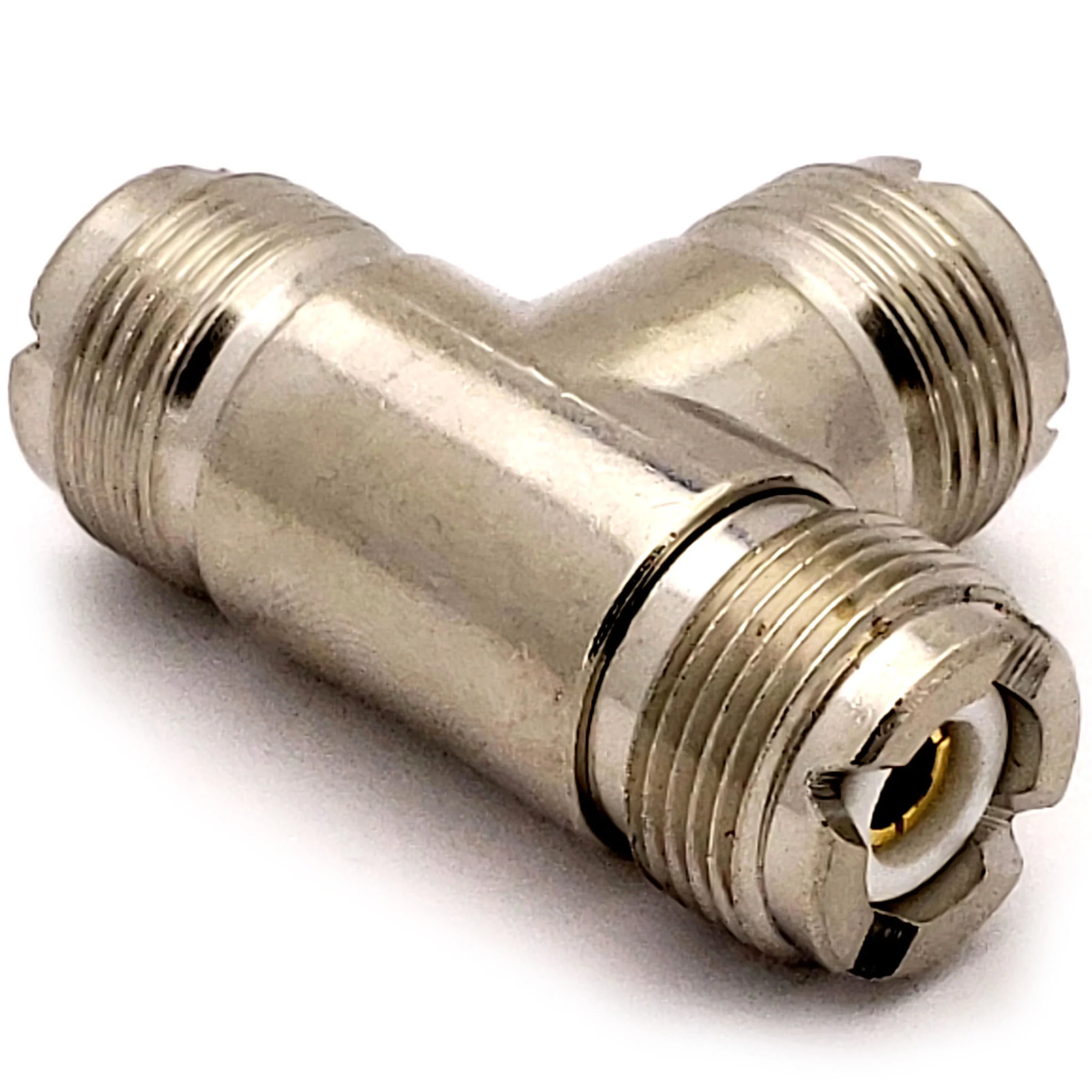UHF Female Tee Adapter - F/F/F - Image 2