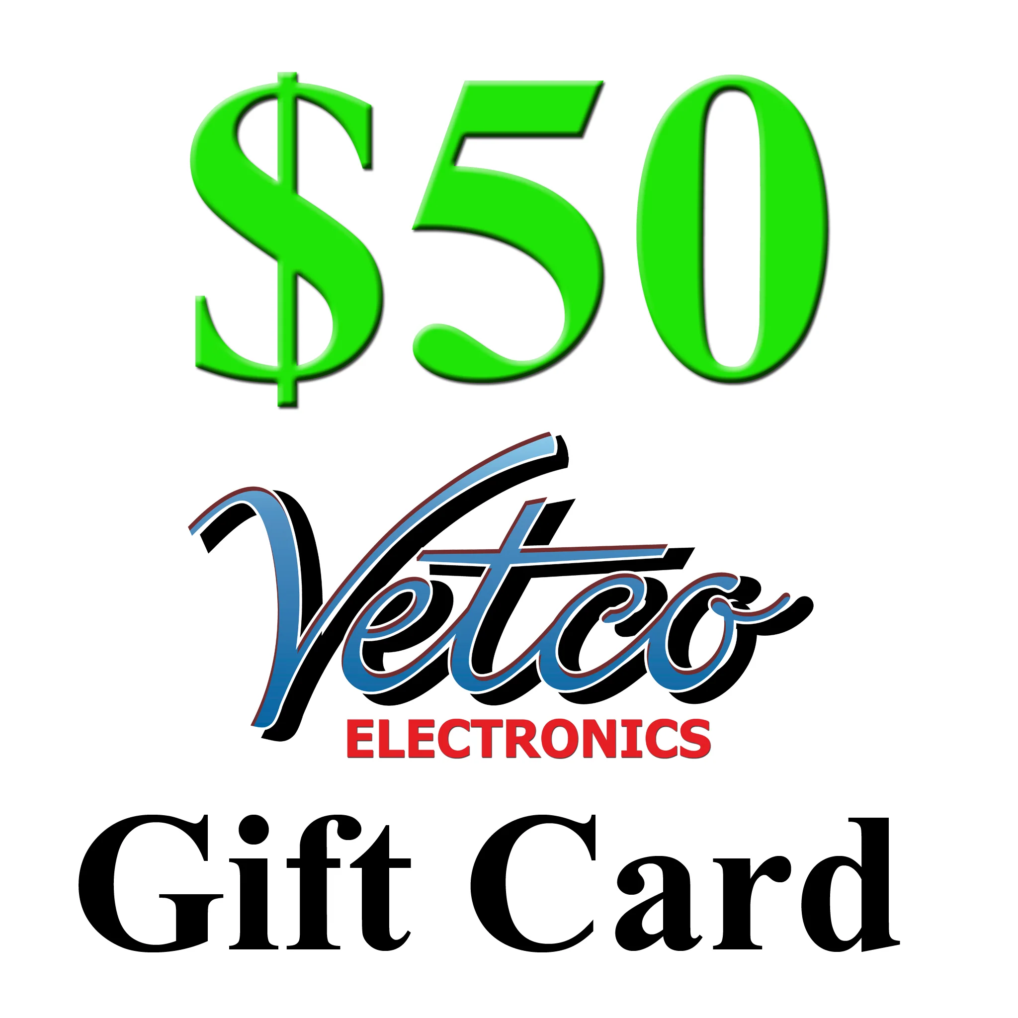 Vetco Electronics Gift Card - Choose Your Value - Image 3