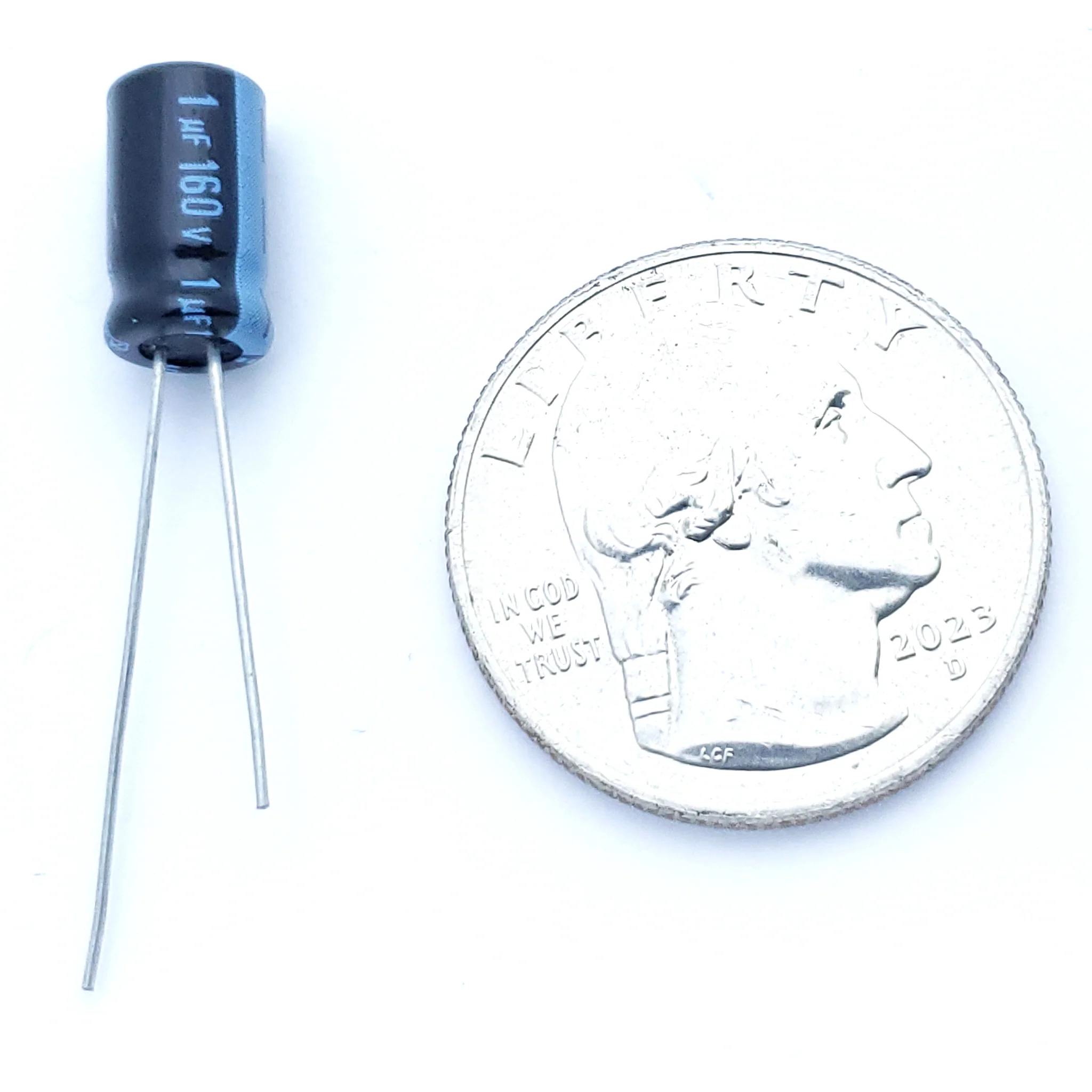 1uF 160 Volt Electrolytic Capacitor - Image 2