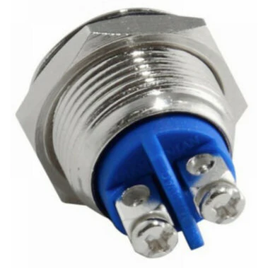 SPST Momentary Switch with Screw-down Terminals - N.O. 2A - Image 2