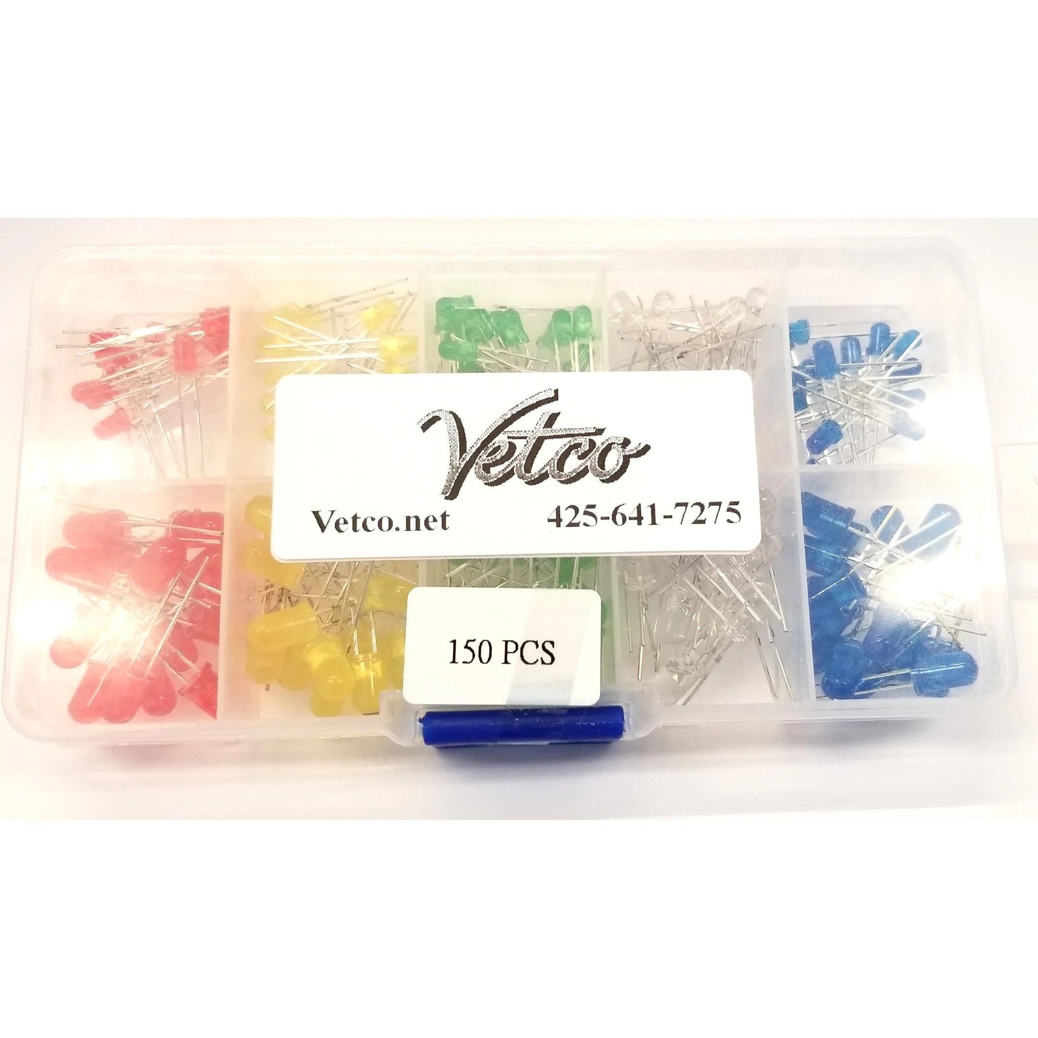 Vetco 300 LED Assortment Mixed LED Kit Pack Box -5mm and 3mm - Image 4